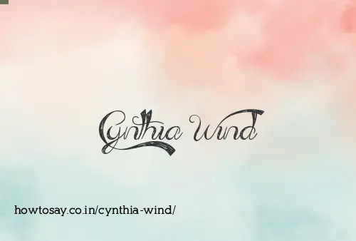 Cynthia Wind