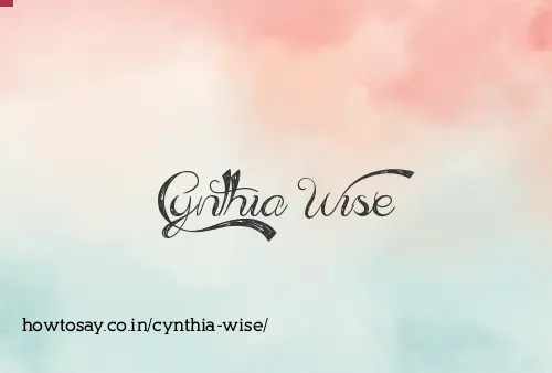 Cynthia Wise