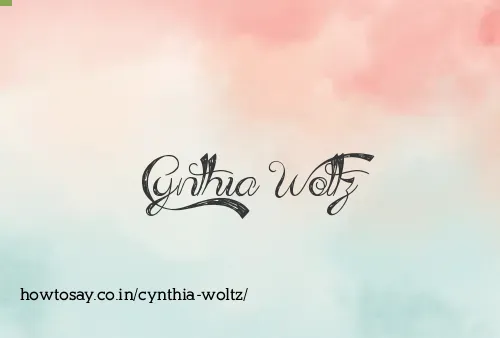 Cynthia Woltz