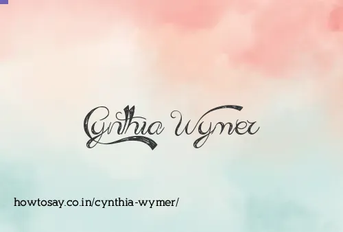 Cynthia Wymer