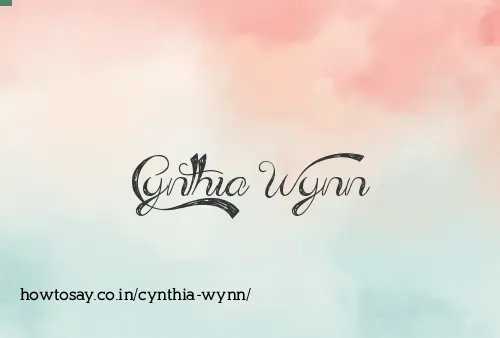 Cynthia Wynn