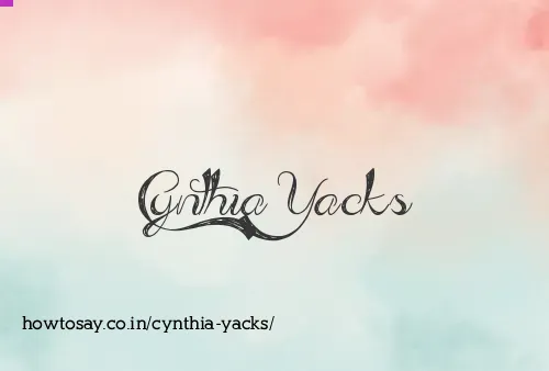 Cynthia Yacks