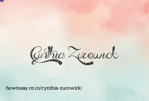 Cynthia Zurowick