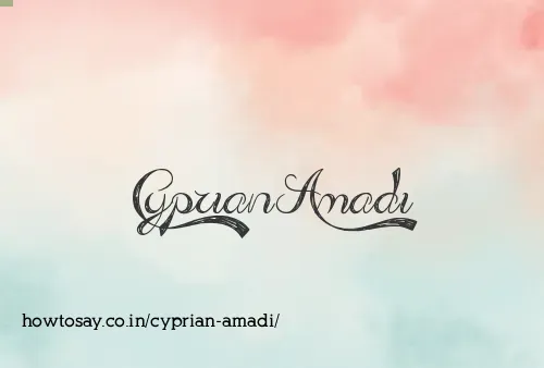 Cyprian Amadi