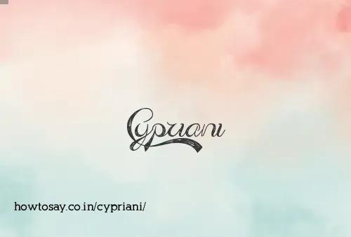 Cypriani