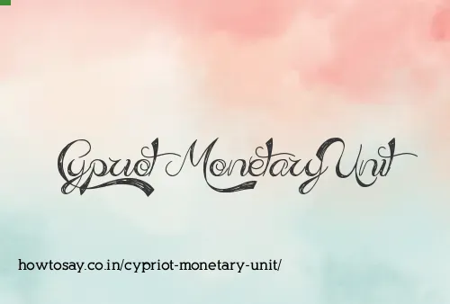 Cypriot Monetary Unit