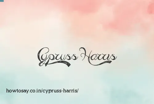 Cypruss Harris