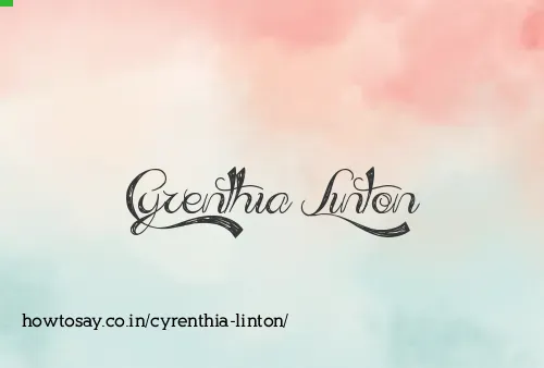 Cyrenthia Linton
