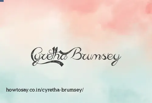 Cyretha Brumsey