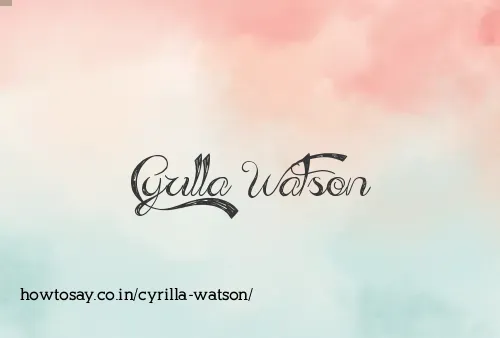 Cyrilla Watson