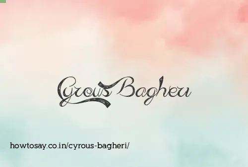 Cyrous Bagheri
