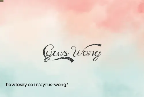 Cyrus Wong