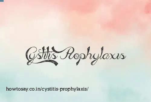 Cystitis Prophylaxis