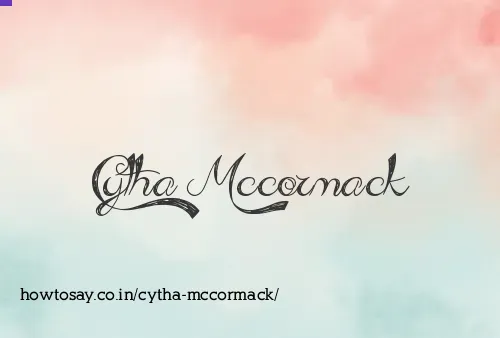 Cytha Mccormack