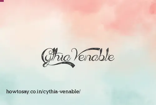 Cythia Venable