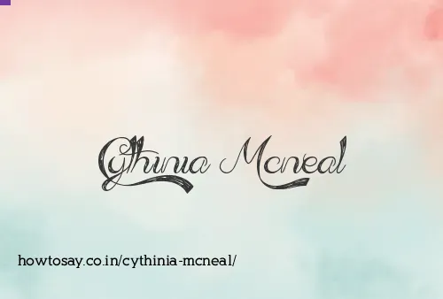 Cythinia Mcneal
