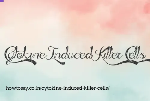 Cytokine Induced Killer Cells