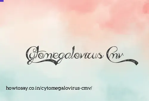 Cytomegalovirus Cmv