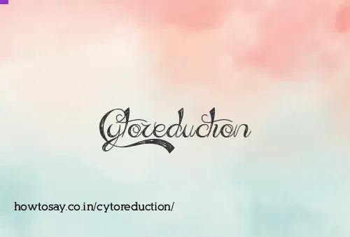 Cytoreduction
