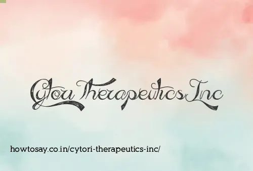 Cytori Therapeutics Inc
