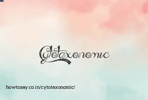 Cytotaxonomic