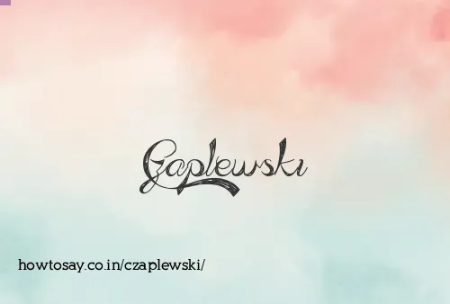 Czaplewski