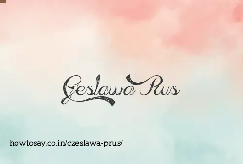 Czeslawa Prus