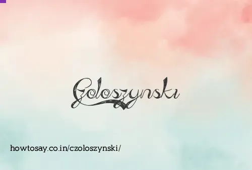 Czoloszynski