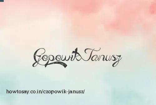 Czopowik Janusz