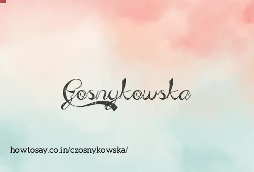 Czosnykowska