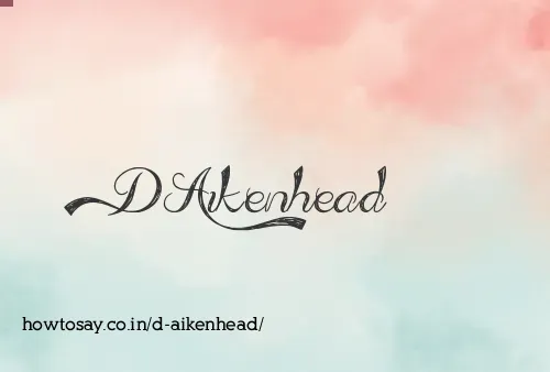 D Aikenhead
