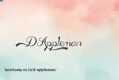 D Appleman