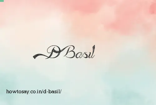 D Basil