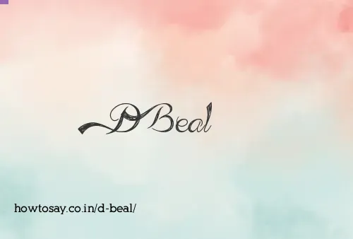 D Beal