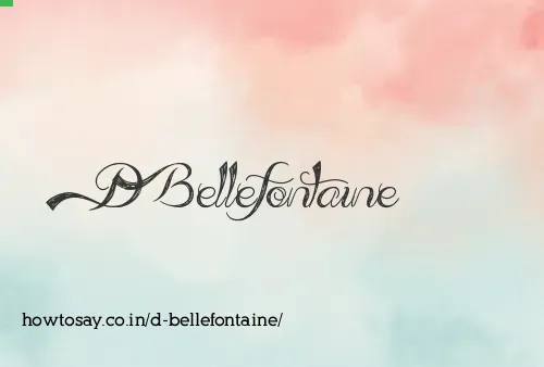 D Bellefontaine