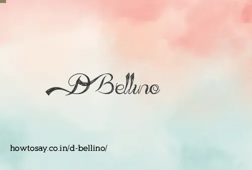 D Bellino
