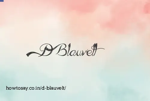 D Blauvelt