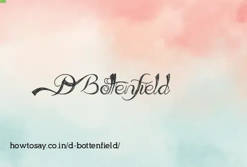 D Bottenfield