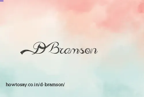 D Bramson