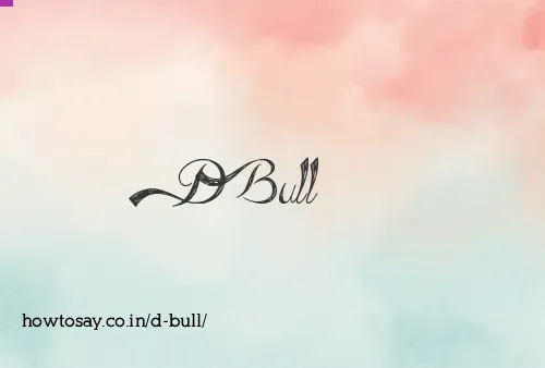 D Bull