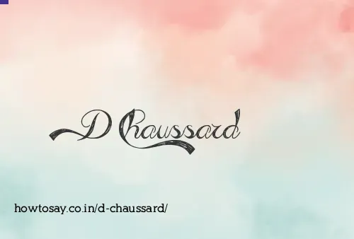 D Chaussard