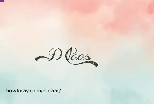D Claas