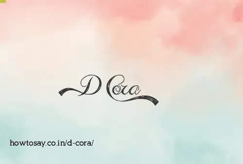 D Cora
