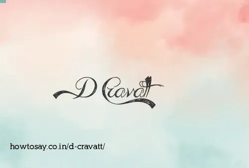 D Cravatt