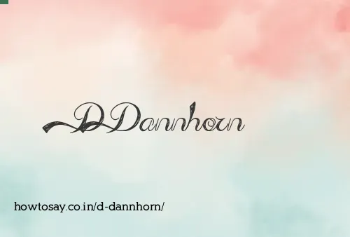 D Dannhorn