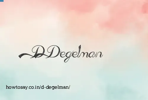 D Degelman