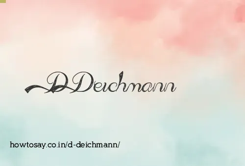 D Deichmann