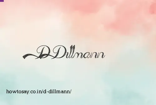 D Dillmann