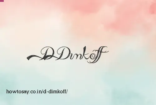 D Dimkoff