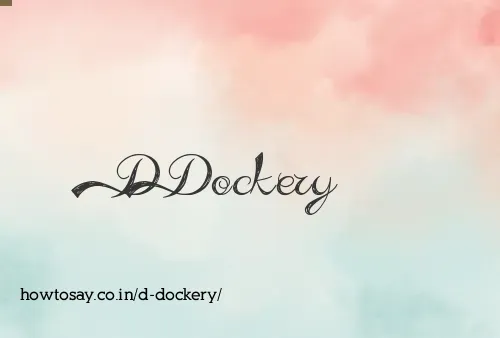 D Dockery